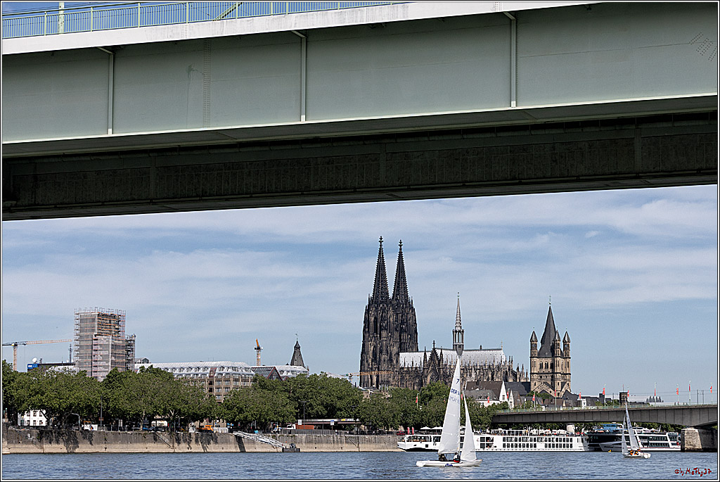 100 Jahre Rheinwoche 2022 - 1. Wettfahrt Porz - Hitdorf, 03.06.2022,